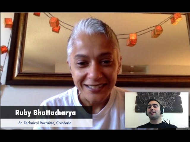 Ruby Bhattacharya, Senior Technical Recruiter @ Coinbase